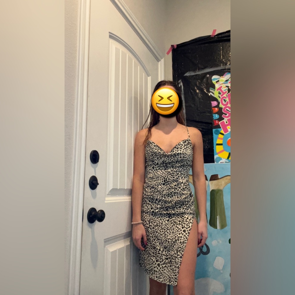 Lovers and Friends, dress, xxs, cat print